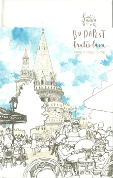 Sasi's Sketch Book Budapest, Bratislava book 2 (day 15-28)