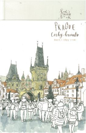 Sasi's Sketchbook Prague, Cesky Krumlov book 1 (day 1-14)