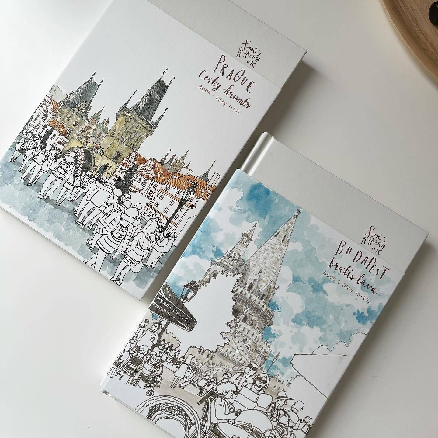 Sasi's Sketch Book Budapest, Bratislava book 2 (day 15-28) รูปที่ 1