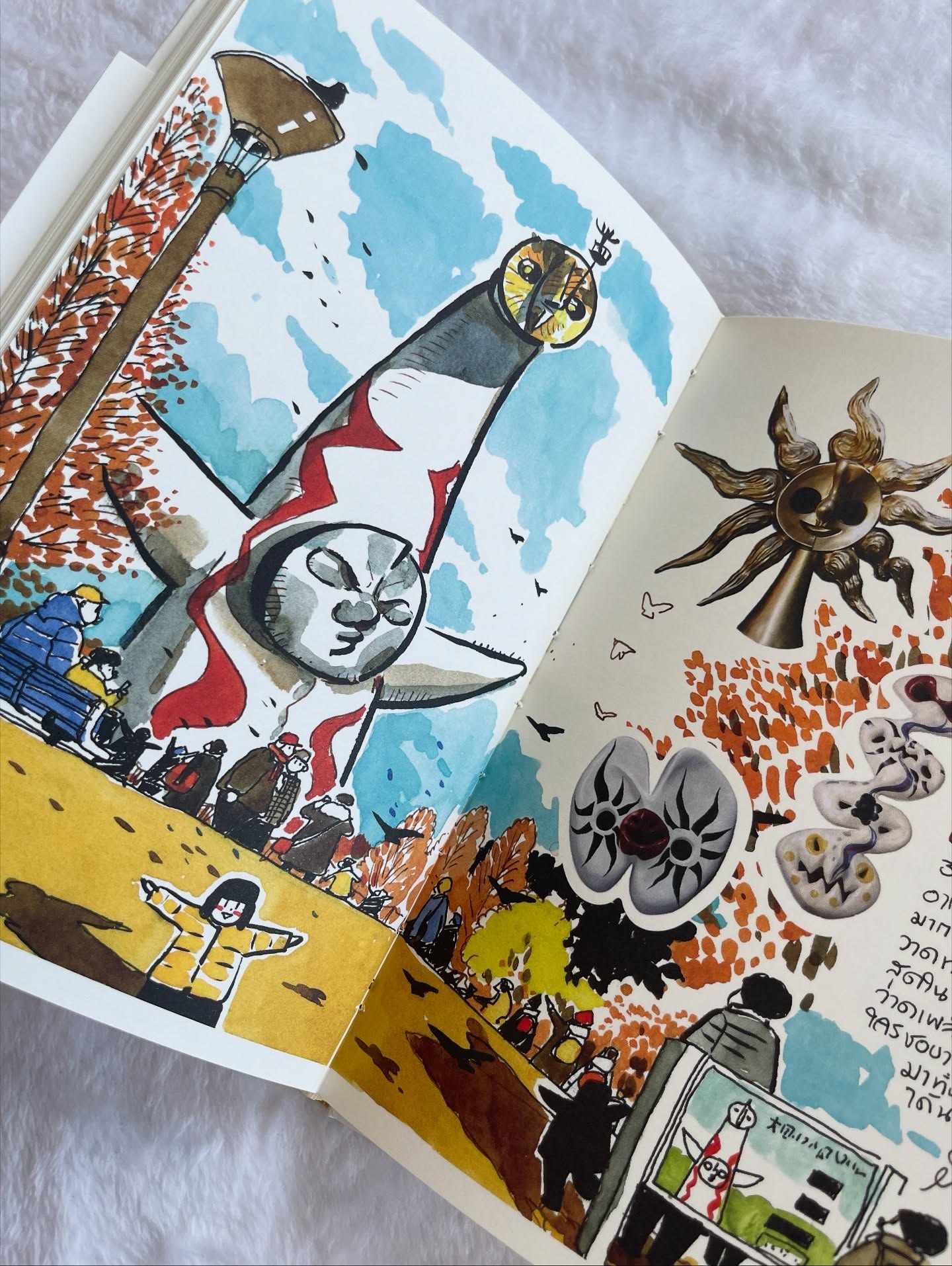 Sasi's Sketch book Japan Diary 6 OSAKA ศศิ สเก็ตซ์บุ๊ค เจแปนไดอารี่ 6 รูปที่ 3