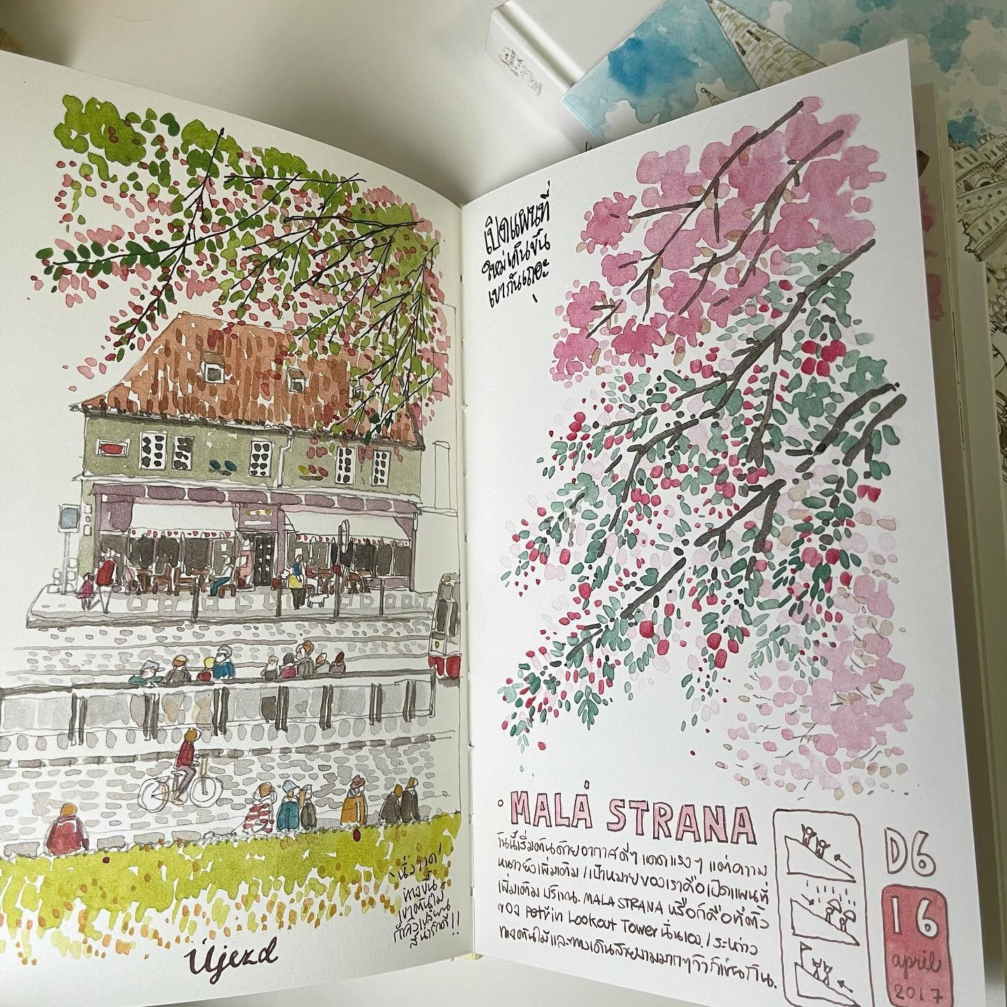 Sasi's Sketch Book Budapest, Bratislava book 2 (day 15-28) รูปที่ 3